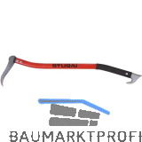 STUBAI Handsappel mit geschweiftem Aluminiumstiel L�nge 900 mm