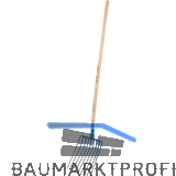 OFFNER Schotter-Koksgabel 9 Zinken Gr��e 340 x 250 mm mit Stiel