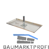 KRENHOF Alu-Betonschieber mit Gelenk-Stielhalterung 980 mm
