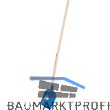 OFFNER Universalschaufel aus Stahlblech mit Stiel Gr��e 240 x 200 mm