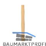 EBNER Hammerstiel Esche Natur gerade fassoniert f�r 200 g Hausgr. 20/12 mm