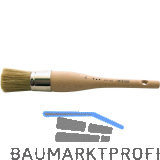 Kapsel Pinsel Gr��e 20 � 40 mm mit hellen Borsten und rohem Stiel