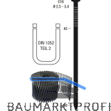 Ringnut-Nagelrolle C16R 3.1x90 mm blank Drahtgebunden 16 Grad