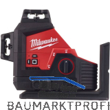 MILWAUKEE Multifunktions-Linienlaser M12 3PL-0C IP54