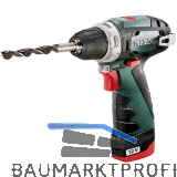 METABO Akku-Bohrschrauber BS Basic 12 Volt / 2,0 Ah (IEC) Li-Ion