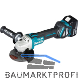 MAKITA Akku-Winkelschleifer DGA513RTJ 18 Volt / 5,0 Ah (IEC) Li-Ion