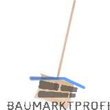 OFFNER Sperrholz Schneeschieber mit Stiel und Alukante R�umbreite 500mm