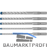 BOSCH Expert SDS-Plus-7X Hammerbohrer-Satz HM 4-Schneiden � 6-10mm 5-teilig