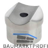 CROSO Adapter f�r Rohr � 42,4 x 2,0mm,Sattelma� 42,4mm,H�he 18 mm,Edelstahl V2A