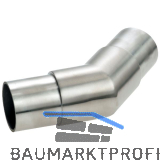 CROSO Eckbogen rund 45� f�r Rohr � 42,4 x 2,0 mm, Edelstahl geschliffen V2A