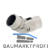 CROSO Gelenkst�ck f�r Rohr � 42,4 x 2,0 mm, Edelstahl geschliffen V2A