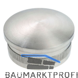 CROSO R�ndelkappe gew�lbt, � 48,3 x 2,0 mm, Edelstahl geschliffen V2A