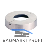 CROSO Abdeckrosette zweiteilig, � 125 mm, Bohrung � 49 mm,Edelstahl V4A