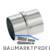 CROSO Verbindungsmuffe f�r Rundrohr � 33,7 x 2,0 mm, Edelstahl geschliffen V2A