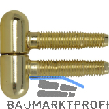 SFS Einbohrband, 13 mm, mit Rundkopf, Stahl vergoldet