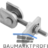 Anschwei�torband verstellbar, L�nge 129 mm, Edelstahl V2A