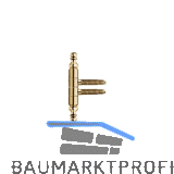 SFS Einbohrband mit Zierkopf, 13 mm, Stahl vermessingt