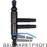 SFS Einbohrband mit Zierkopf, 13 mm, Schwarz-Antik