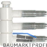 SFS Steckband 3-tlg. � 13 mm, H�he 38,7 mm, Stahl RAL 9010