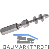 CROSO Schraubterminal mit Gelenk, f�r 5 mm Seil, Edelstahl geschliffen V4A