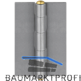 Anschwei�scharnier f�r Stahlfenster, 95 x 65 x 3 mm, Stahl blank