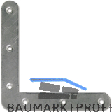 Scheinhaken zum Einlassen, rund, 110 x 18 x 1,50 mm, Stahl verzinkt