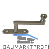 Fensterreiber auf runder Platte, 20 mm, Stahl verzinkt silberf�rbig