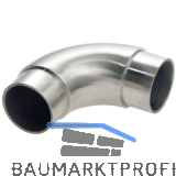 CROSO Rundbogen 90� f�r Rohr � 33,7 x 2,0 mm, Edelstahl geschliffen V2A