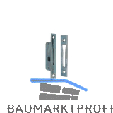 Einstemmzunge mit Schlie�blech, DM 20 mm, eckig, Stahl verzinkt