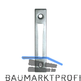 Schlie�blech zu Einstemmzunge, eckig, 85 x 15 x 1,25 mm, Stahl verzinkt