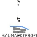Espagnolettenverschluss ESPA/1,L=2000 mm, Schmiedeeisen verzinkt geschw�rzt