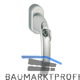 HOPPE Fenstergriff ATLANTA sperrbar Secustik, Aluminium silber eloxiert