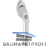 HOPPE Fenstergriff BREST - sperrbar, VK 7 x 32 - 42 mm, Alu silber