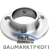 CROSO Flansch f�r Rohr � 33,7 x 2,0 mm, Platten � 71 mm, Edelstahl V2A