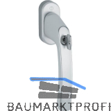 HOPPE Fenstergriff LI�GE - Sperrzylinder, Vierkant 7x37, 35 Nm, silber eloxiert