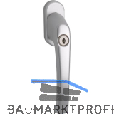 ROTO Fenstergriff ROTOLINE - Sperrzylinder, 40 Nm, Aluminium silber eloxiert