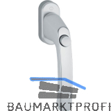 HOPPE Fenstergriff LI�GE - Druckknopf, Vierkant 7 x 43 mm, Alu silber eloxiert