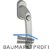 HOPPE Fenstergriff LI�GE - Druckknopf, Vierkant 7 x 32 mm, Alu Edelstahl Effekt