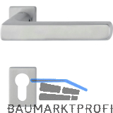 HOPPE Dr�ckergarnitur DALLAS - auf mini Rosette PZ, 40-50, Edelstahl matt