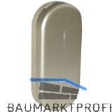 ROTO Steckrosette ROTOLINE - m. Schiebehangerl, Aluminium champagne eloxiert