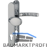 Wechselgarnitur LI�GE - auf Schmalschild 36 mm, Knopf, 67 - 72, Edelstahl-Effekt