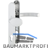 Wechselgarnitur LI�GE - auf Schmalschild 36 mm, Knopf, 67 - 72, wei�