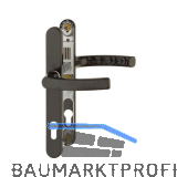 Dr�ckergarnitur LI�GE - auf Schmalschild 30 mm, 72 - 82, braun