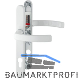 Dr�ckergarnitur LI�GE - auf Schmalschild 30 mm, 72 - 82, wei�