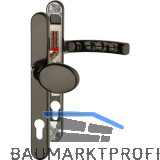 Wechselgarnitur LI�GE - auf Schmalschild 30 mm, Knopf, 72 - 82, braun