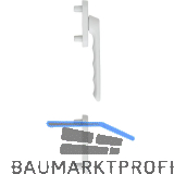 HOPPE Balkont�rgriff-Halbgarnitur LI�GE - au�en flach, wei�