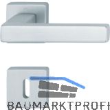 Dr�ckergarnitur AUSTIN - auf Rosette BB, Aluminium silber eloxiert
