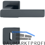 HOPPE Dr�ckergarnitur AUSTIN - auf Rosette BB, TS 37-42 mm, Aluminium schwarz