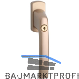 MACO Fenstergriff HARMONY - Sperrzylinder, VK 7x35 mm, Alu bronze eloxiert