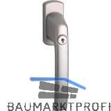 MACO Fenstergriff HARMONY - Sperrzylinder, Alu titan eloxiert